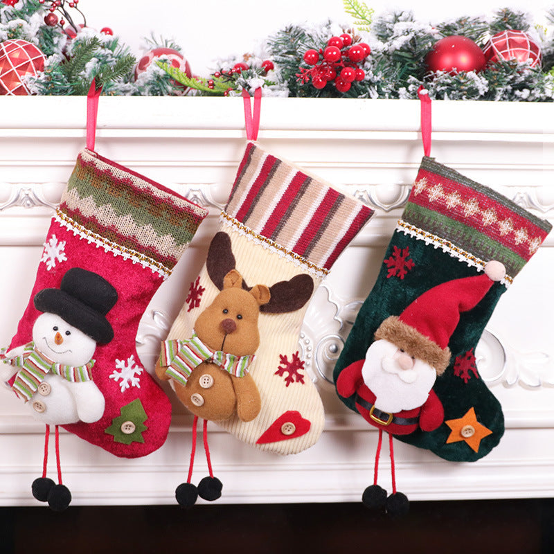 Christmas Stocking Decor for Playful Gift Displays