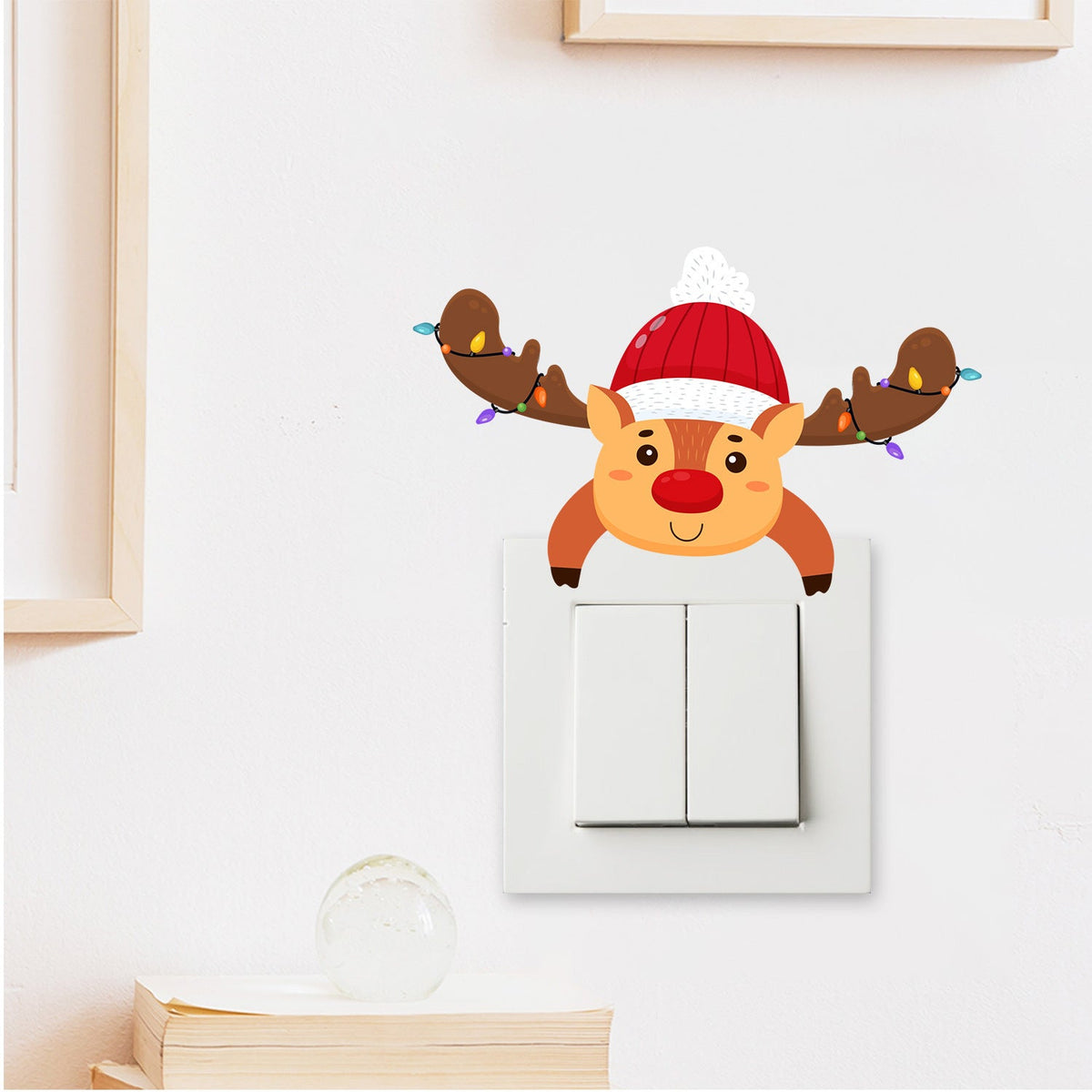 Christmas Switch Stickers for Festive Holiday Decor