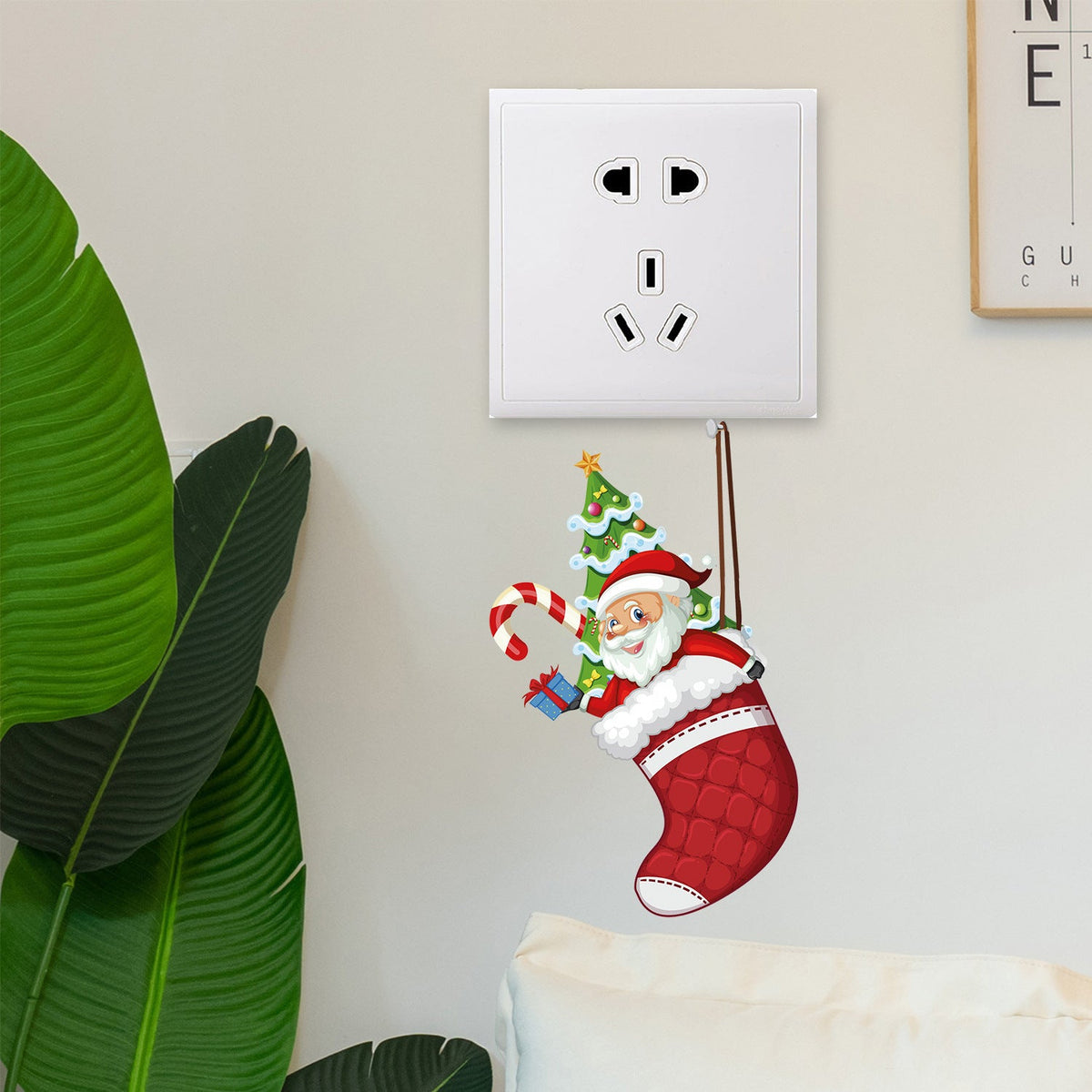 Christmas Switch Stickers for Festive Holiday Decor