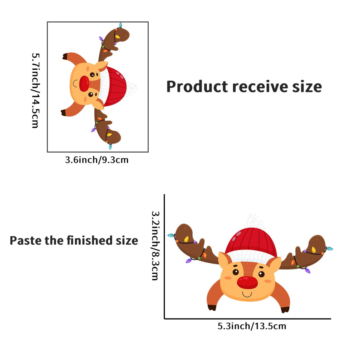 Christmas Switch Stickers for Festive Holiday Decor