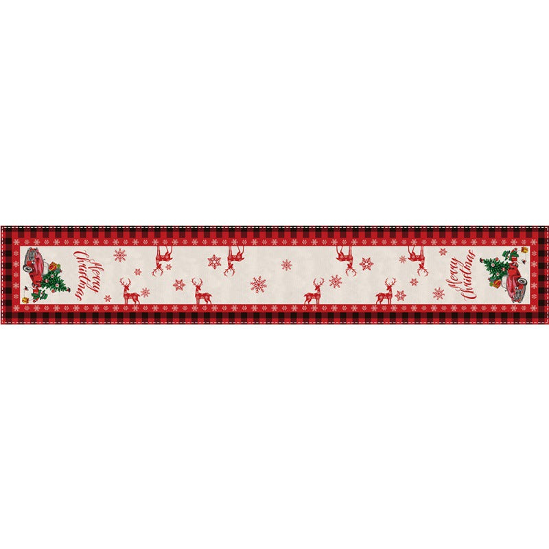 Christmas Table Runner for Festive Holiday Dining Rooms