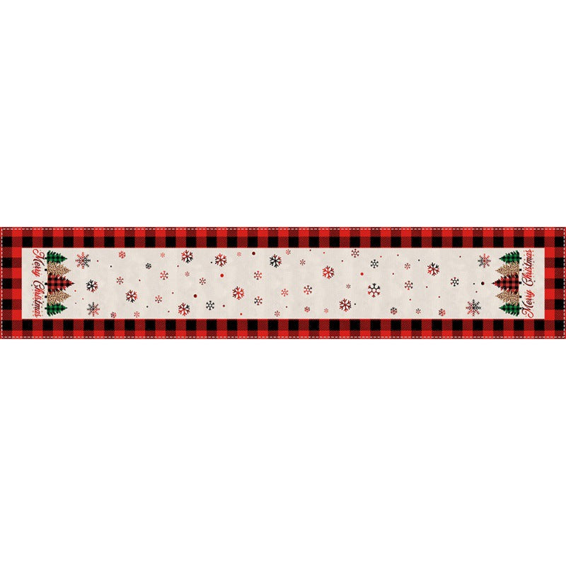 Christmas Table Runner for Festive Holiday Dining Rooms