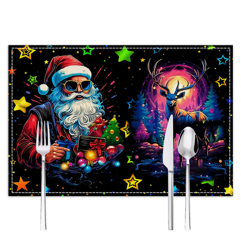 Christmas Table Mat – Festive Santa Place Setting