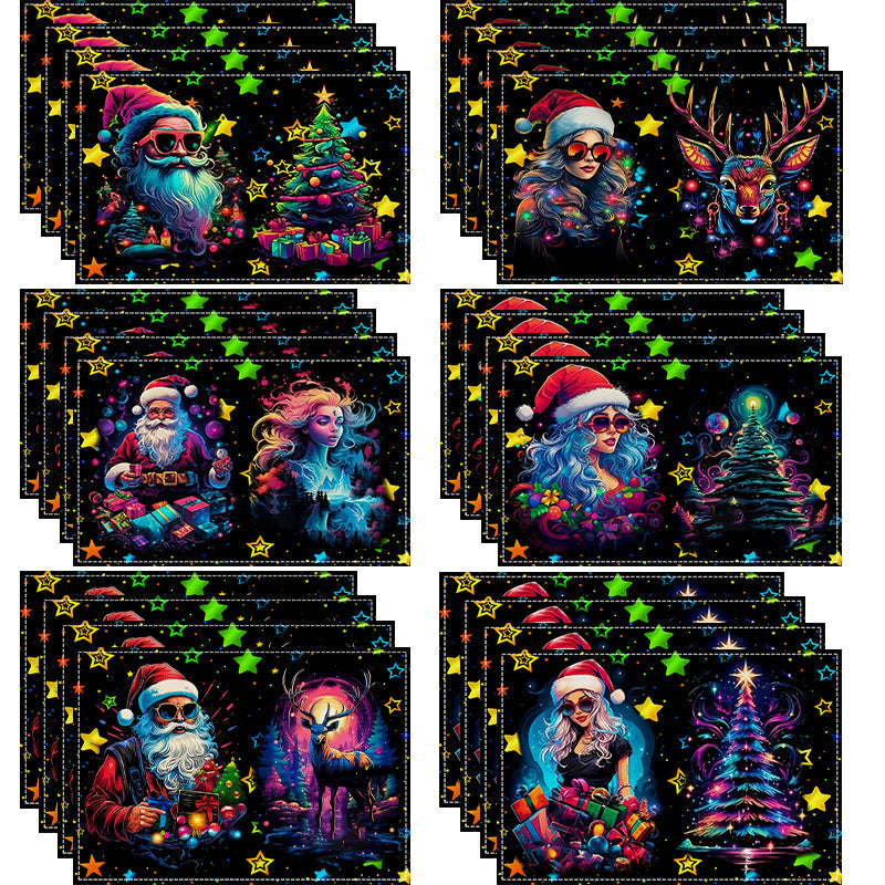Christmas Table Mat – Festive Santa Place Setting