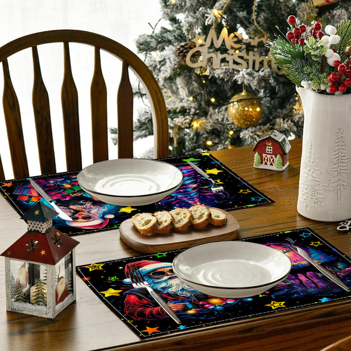 Christmas Table Mat – Festive Santa Place Setting