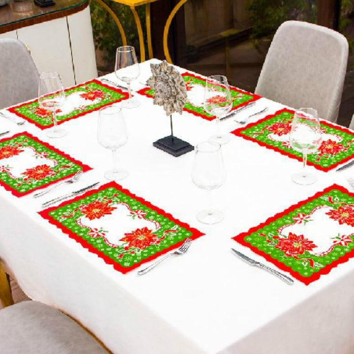 Christmas Table Mats for Festive Holiday Place Settings