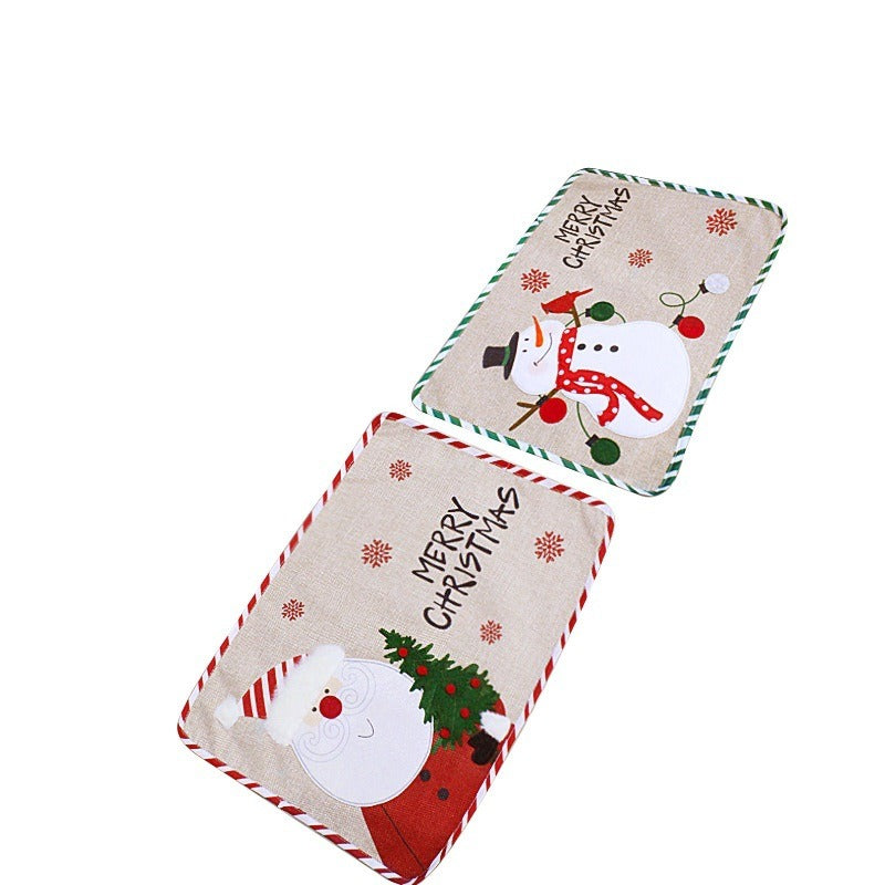 Christmas Placemats with Festive Table Protection Set