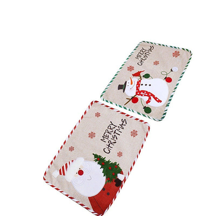 Christmas Placemats with Festive Table Protection Set