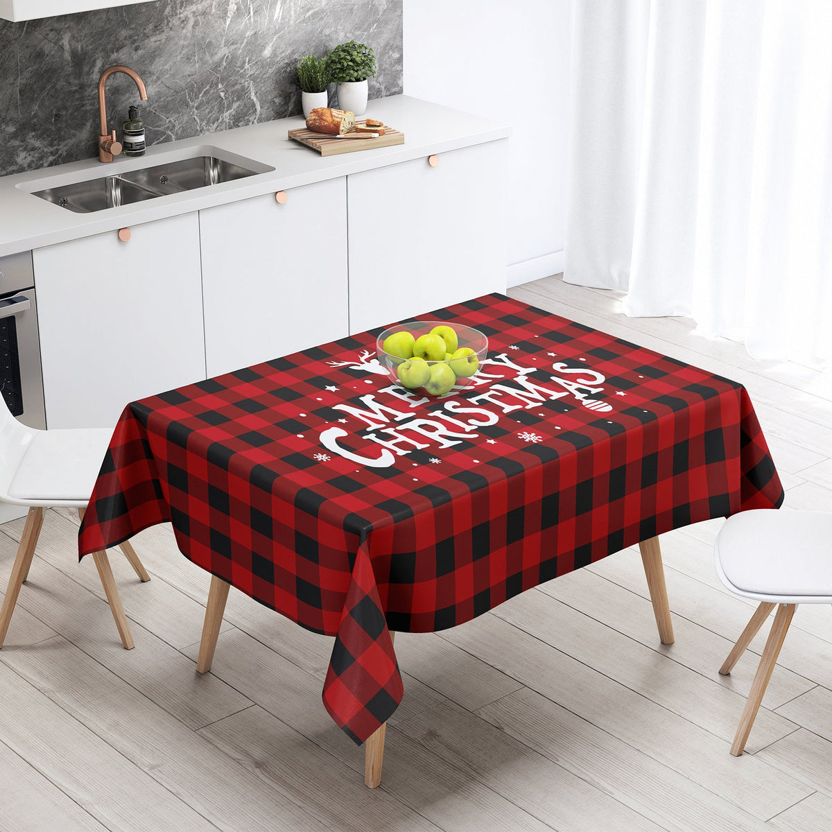 Christmas Tablecloth for Festive Holiday Table Decor