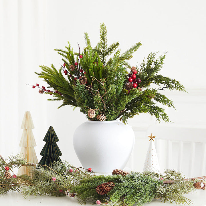 Christmas Berry Branches for Festive Tabletop Decor