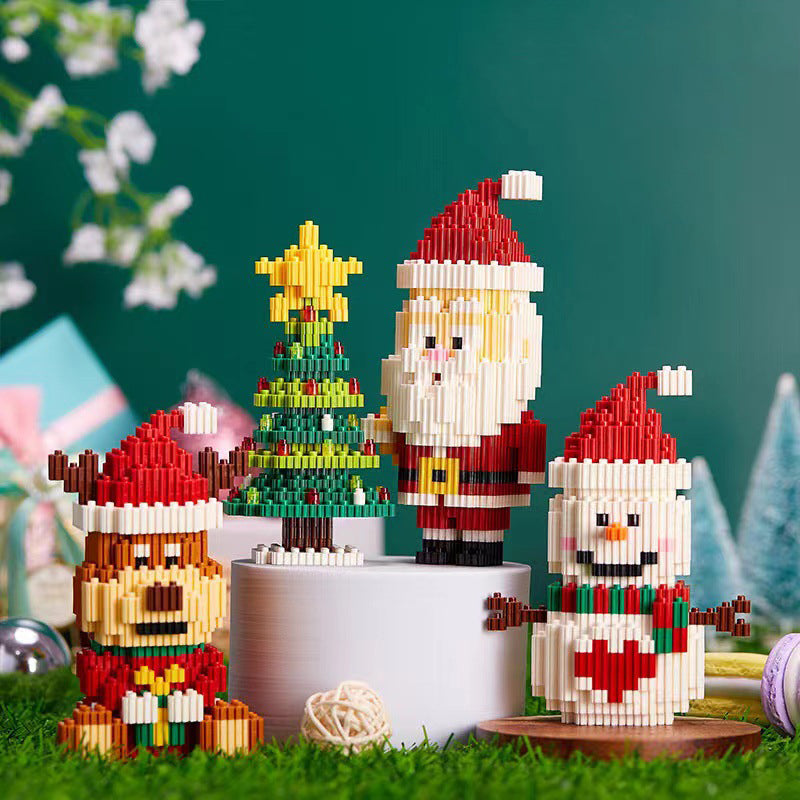 Christmas Building Blocks Set for Festive Family Fun
