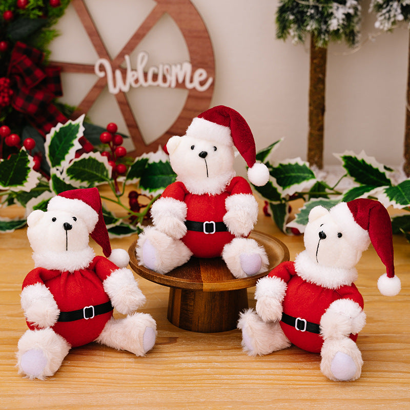 Christmas Teddy Bear Ornament for Cozy Holiday Decor