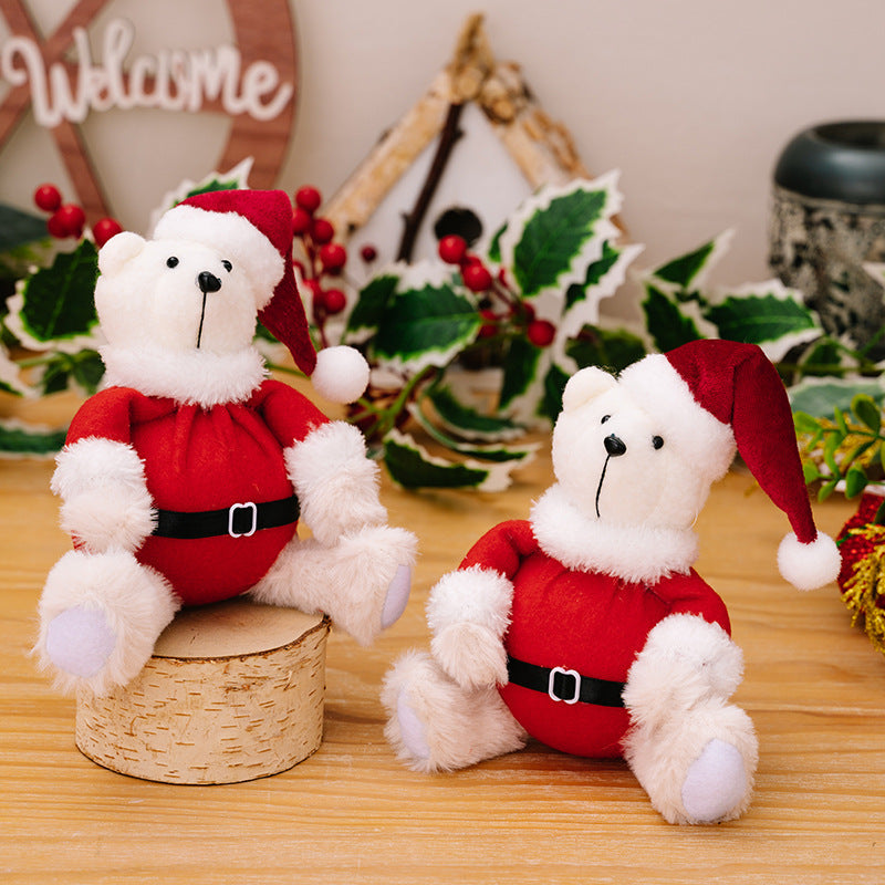 Christmas Teddy Bear Ornament for Cozy Holiday Decor