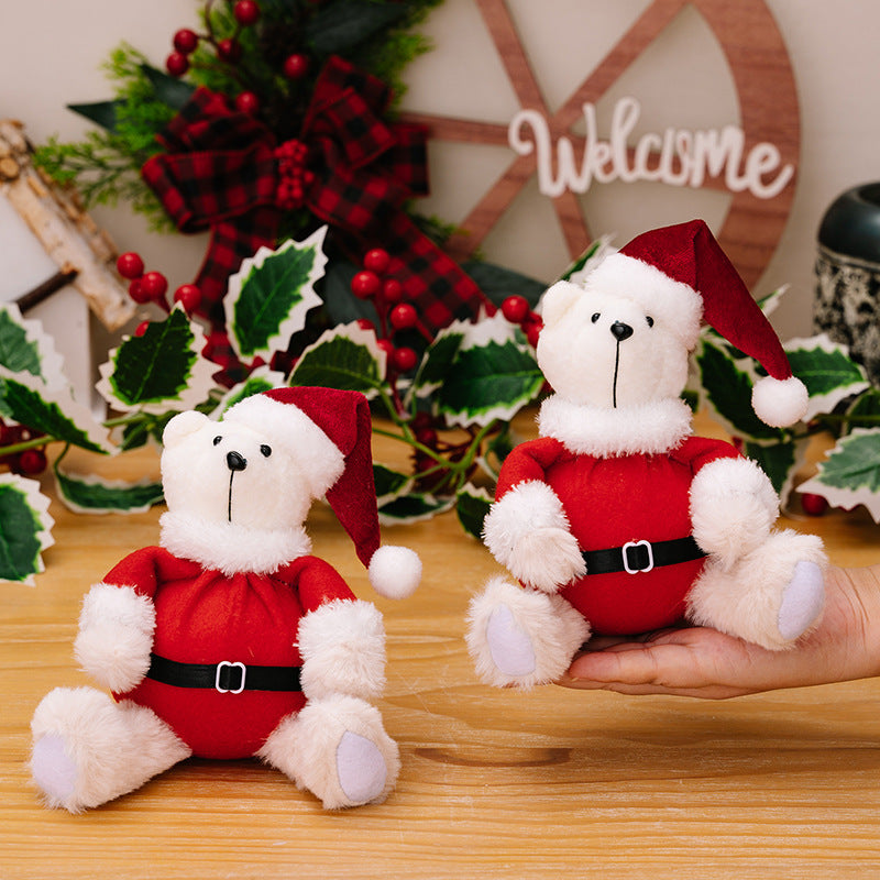 Christmas Teddy Bear Ornament for Cozy Holiday Decor