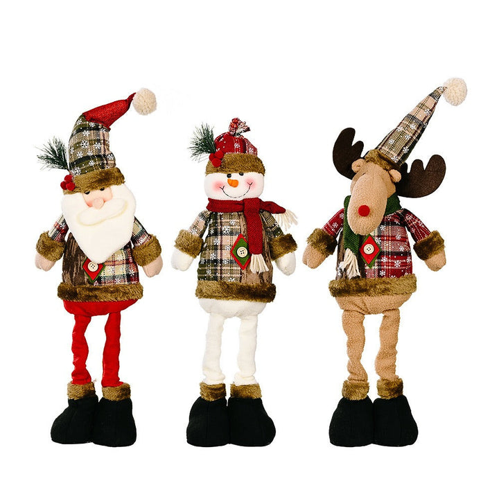 Telescopic Christmas Dolls for Playful Holiday Decor