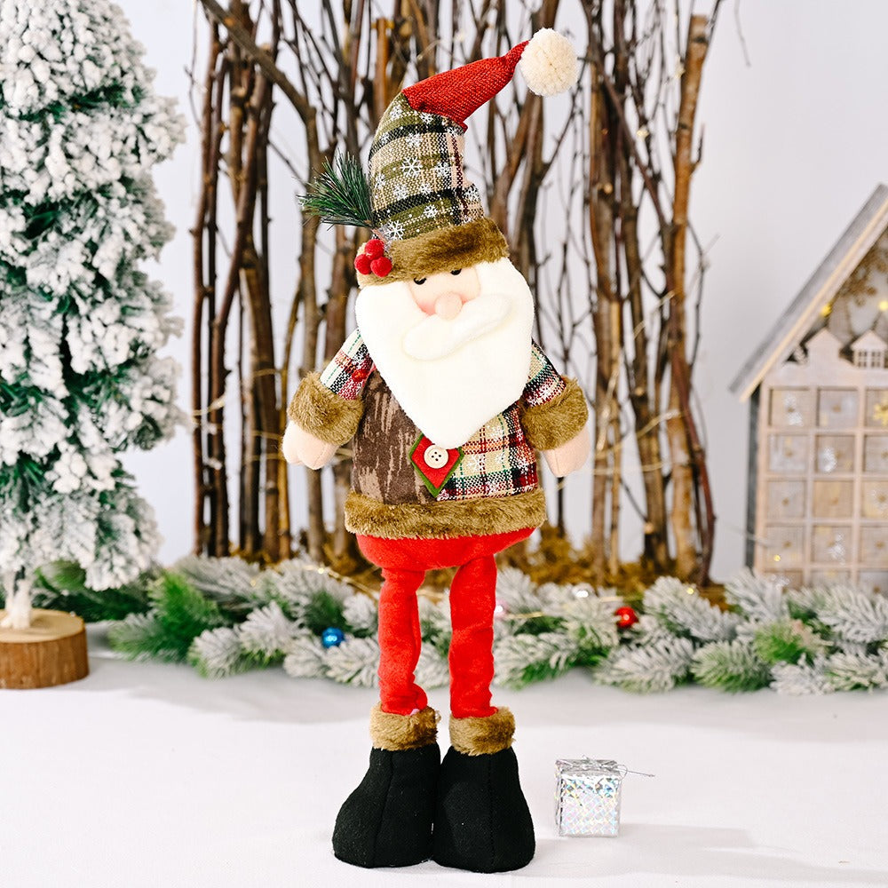 Telescopic Christmas Dolls for Playful Holiday Decor