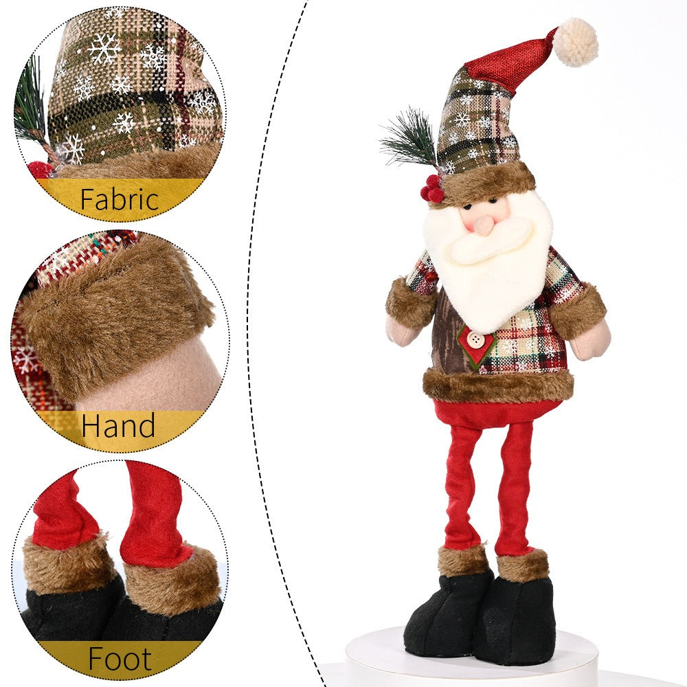 Telescopic Christmas Dolls for Playful Holiday Decor