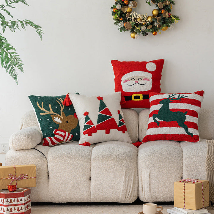 Christmas Decorative Pillows for Cozy Holiday Sofas