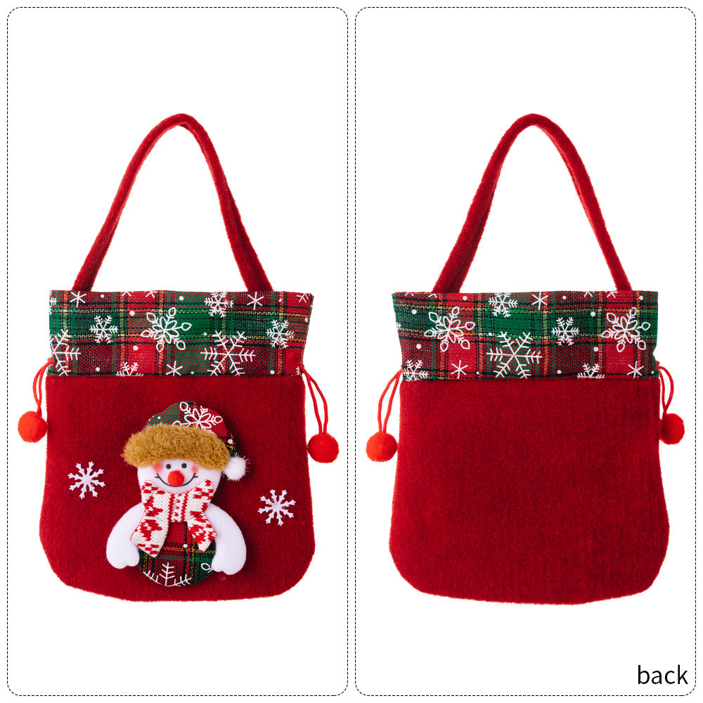 Christmas Gift Bag for Festive Small Gifts & Candy