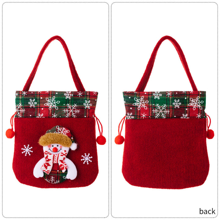Christmas Gift Bag for Festive Small Gifts & Candy