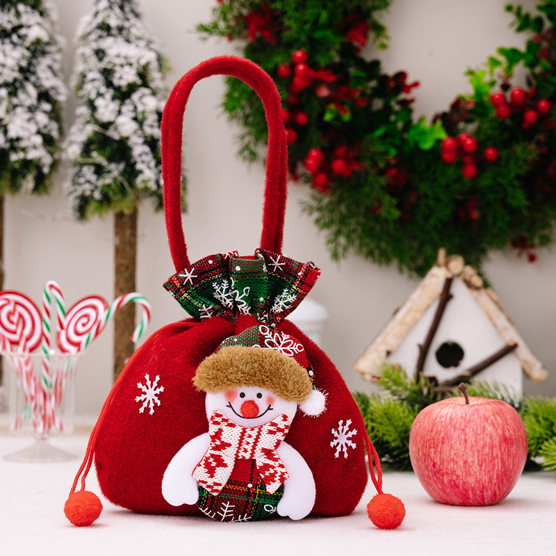 Christmas Gift Bag for Festive Small Gifts & Candy