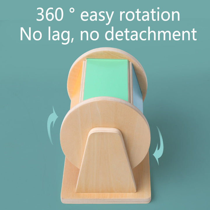 Montessori Rotating Drum Toy for Hands-On Learning
