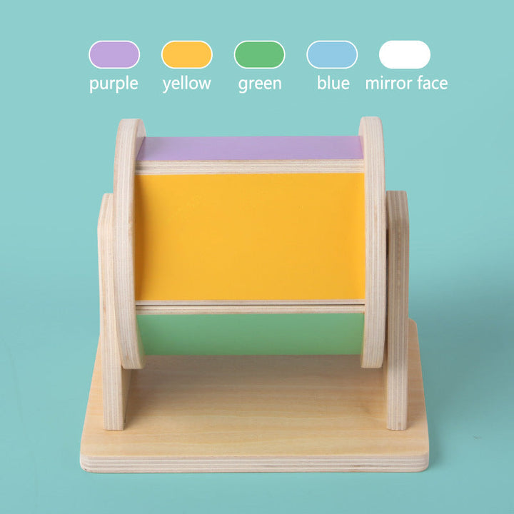 Montessori Rotating Drum Toy for Hands-On Learning