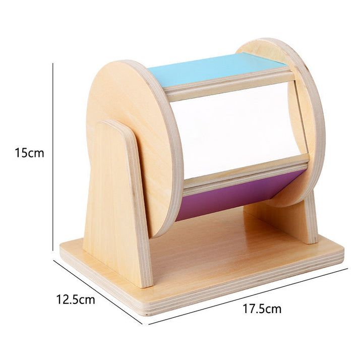 Montessori Rotating Drum Toy for Hands-On Learning