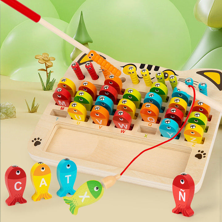 Magnetic Fishing Game for Early Learning & Matching