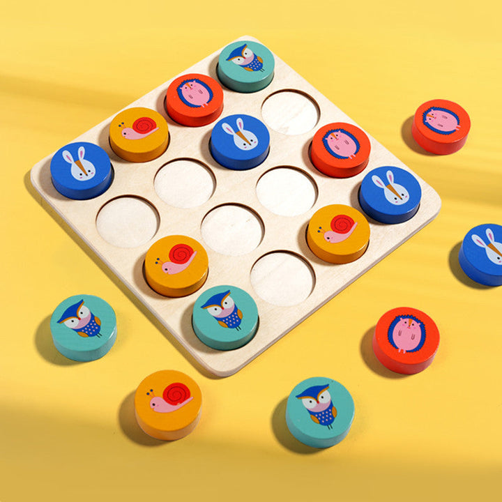 Wooden Sudoku Puzzle Toy for Early Logic & Learning
