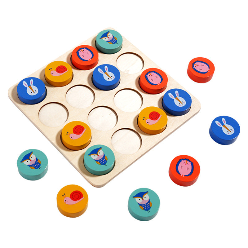 Wooden Sudoku Puzzle Toy for Early Logic & Learning