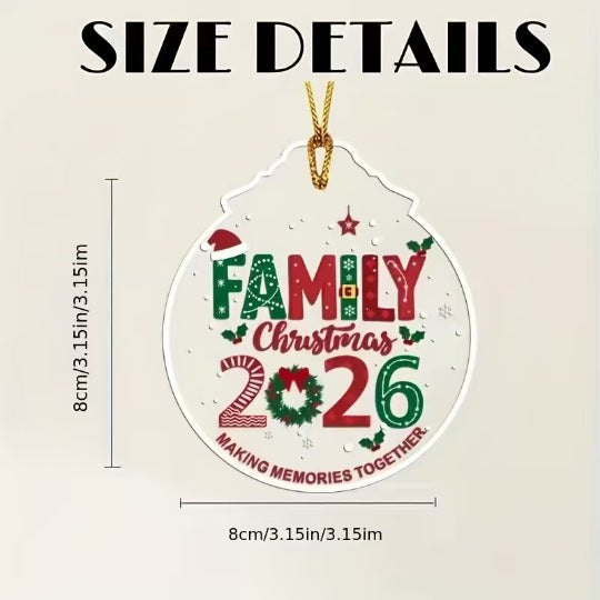 Acrylic Christmas Baby Clothes Ornaments for Memories