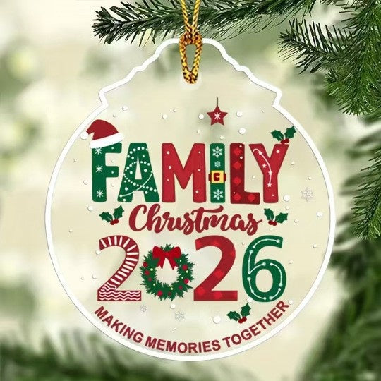 Acrylic Christmas Baby Clothes Ornaments for Memories