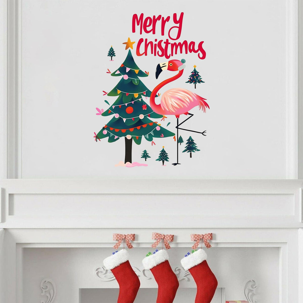 Christmas Animal Stickers for Cheerful Holiday Rooms
