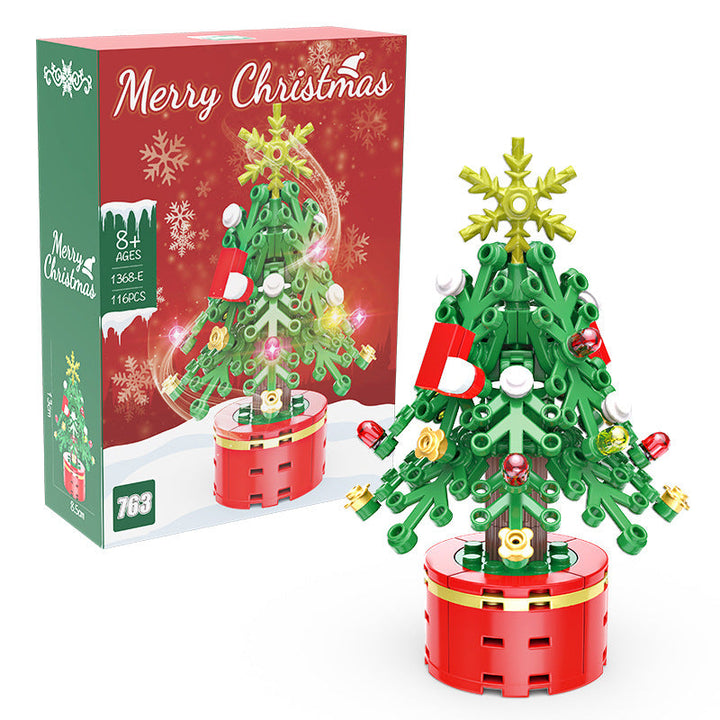 Christmas Building Block Tree Decoration For Festive Fun