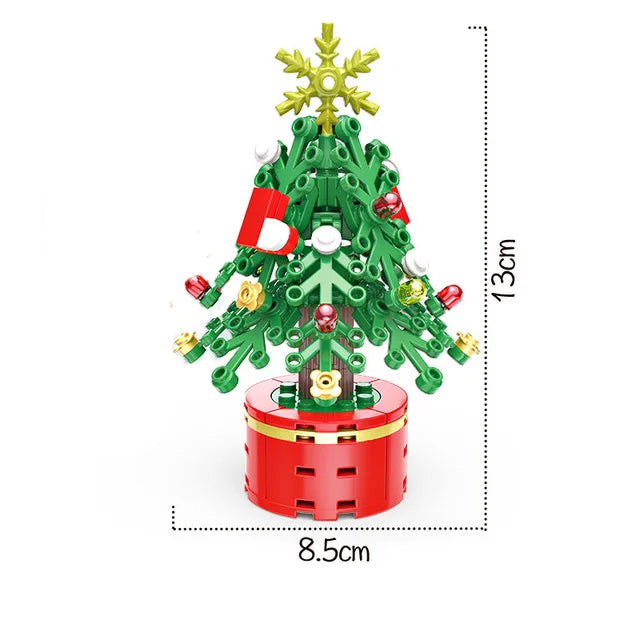 Christmas Building Block Tree Decoration For Festive Fun