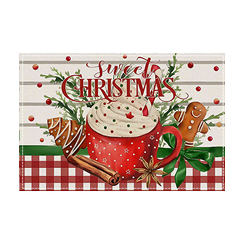 Christmas Print Placemats for Festive Table Settings