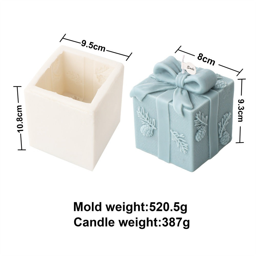 Christmas Candle Mold for 3D Holiday Home Decor Gifts
