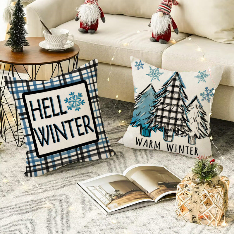 Christmas Pillow Covers for Coordinated Winter Decor
