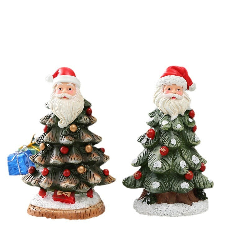 Christmas Tree Figurines for Festive Tabletop Decor