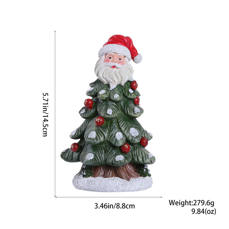 Christmas Tree Figurines for Festive Tabletop Decor