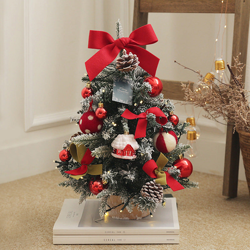 Mini Christmas Tree Decoration Set for Small Spaces