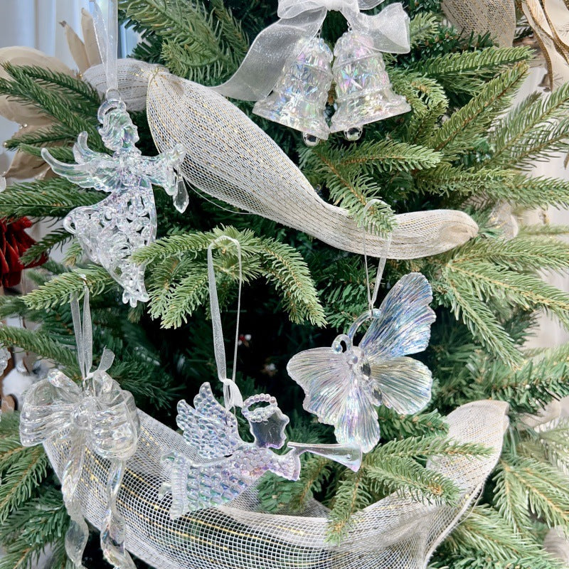Acrylic Christmas Tree Ornaments for Iridescent Glow