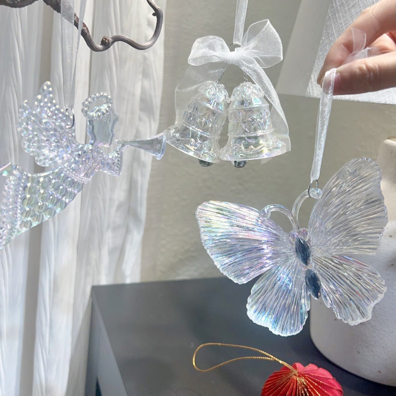 Acrylic Christmas Tree Ornaments for Iridescent Glow