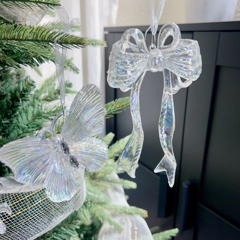 Acrylic Christmas Tree Ornaments for Iridescent Glow