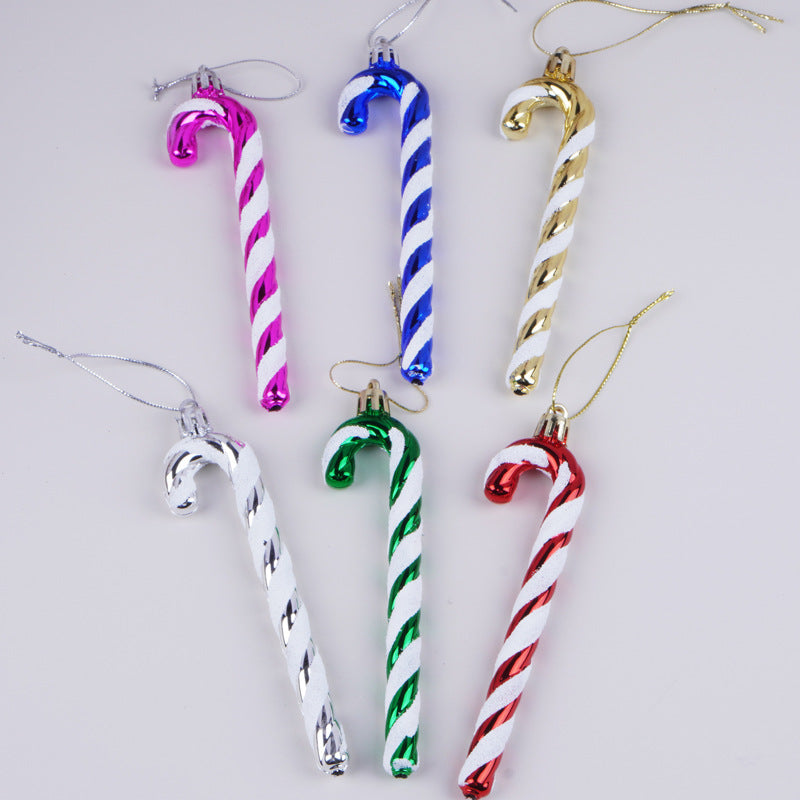 12 cm Candy Cane Christmas Tree Ornaments | Colorful