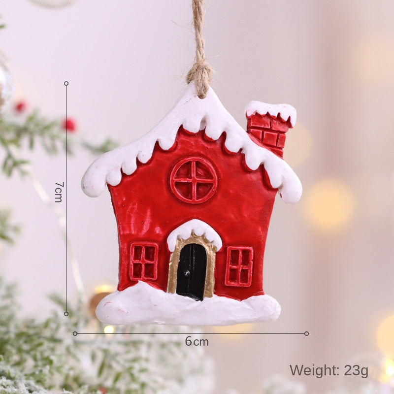 Christmas Tree Ornaments | Hand-Painted Sleigh Decor