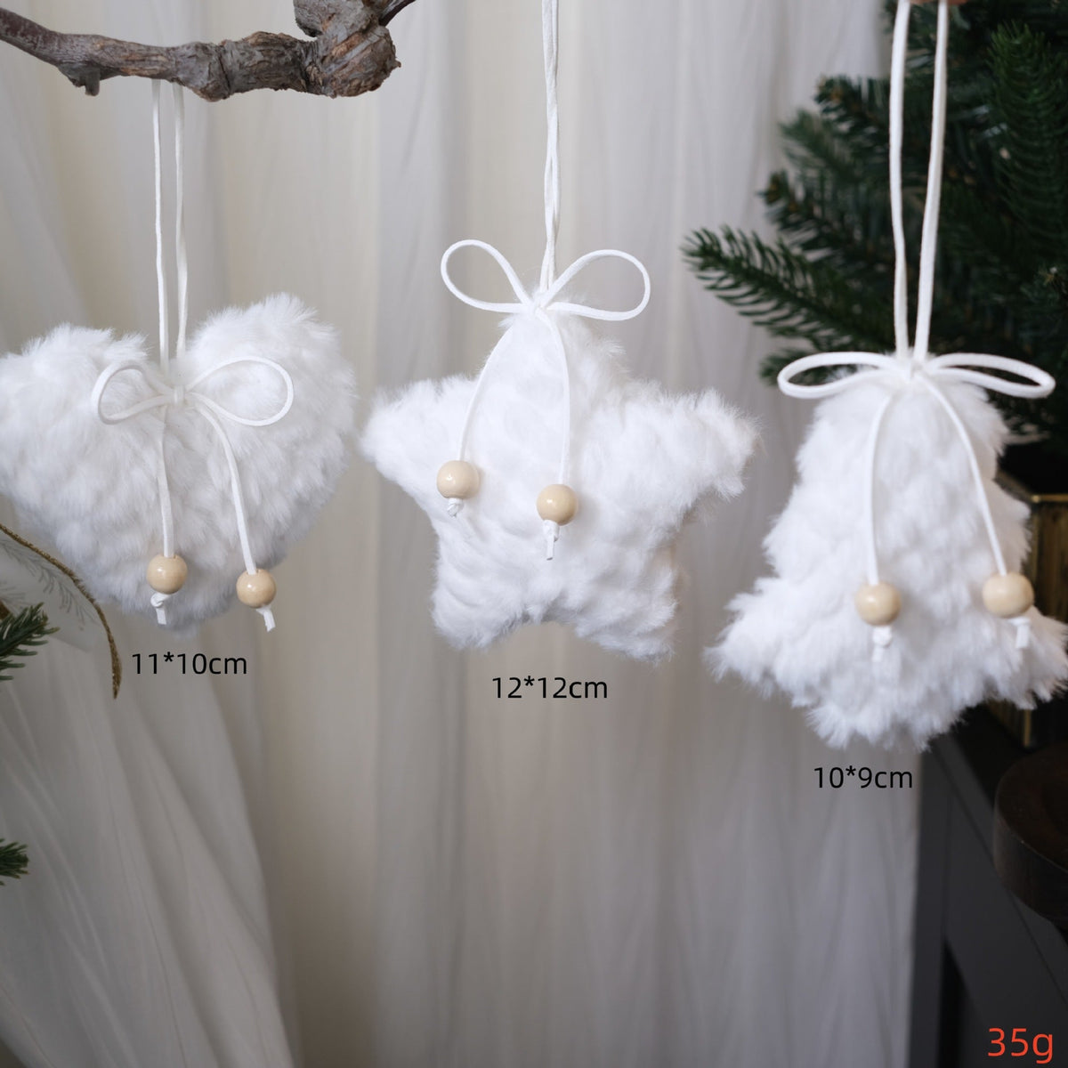 Christmas Tree Ornaments for Cozy Holiday Texture