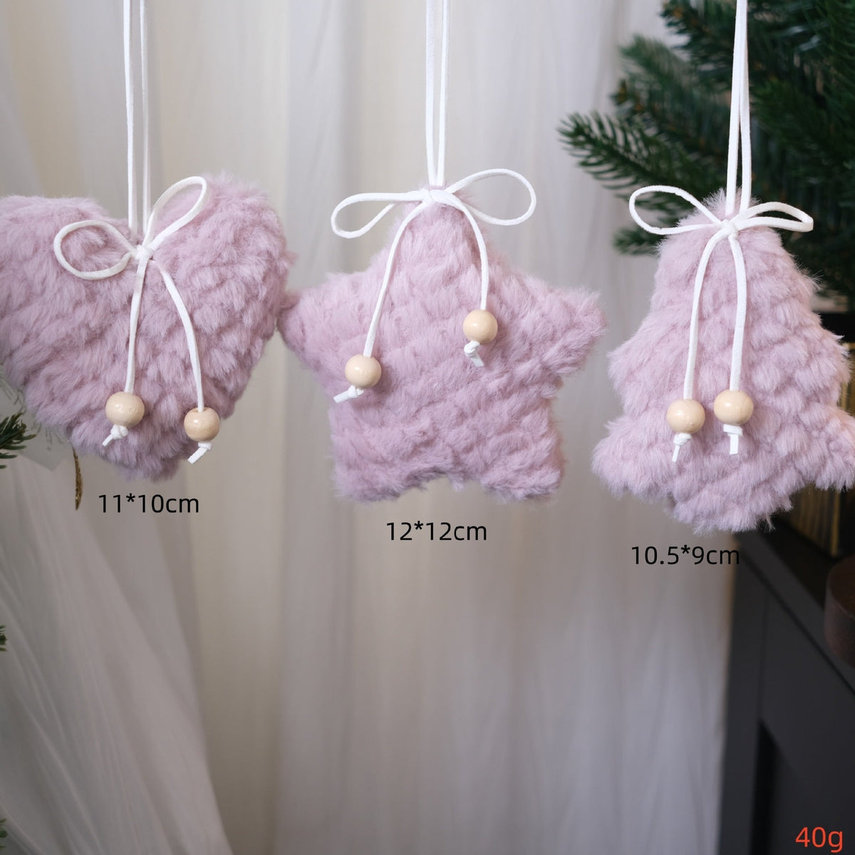 Christmas Tree Ornaments for Cozy Holiday Texture