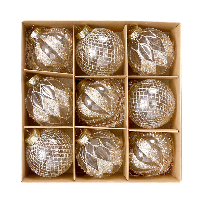 Transparent Christmas Ornaments For Rustic Tree Decor